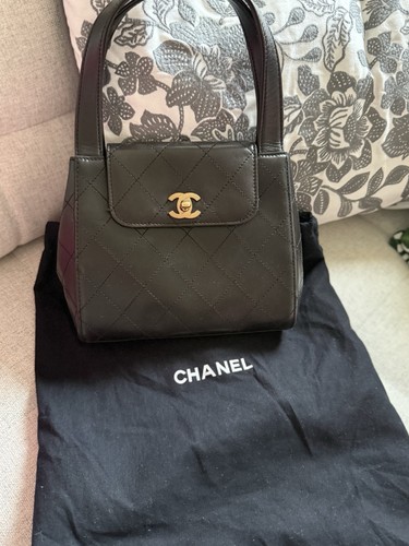 CHANEL Small Black Leather