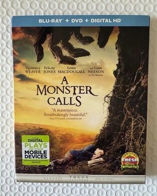 A Monster Calls (Blu-ray, 2016) W/Slipcover Brand New And Sealed 