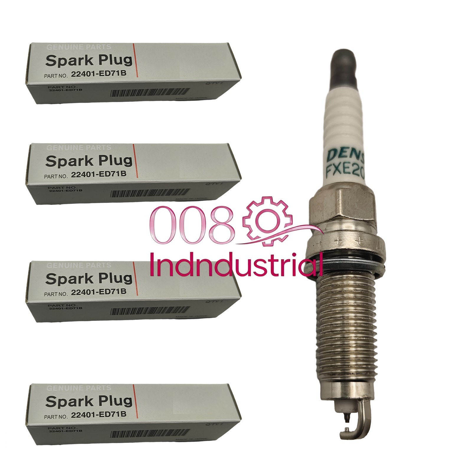 4Pcs Engine Iridium Spark Plugs 22401-ED71B FXE20HE11 Fits For Versa 1.6L