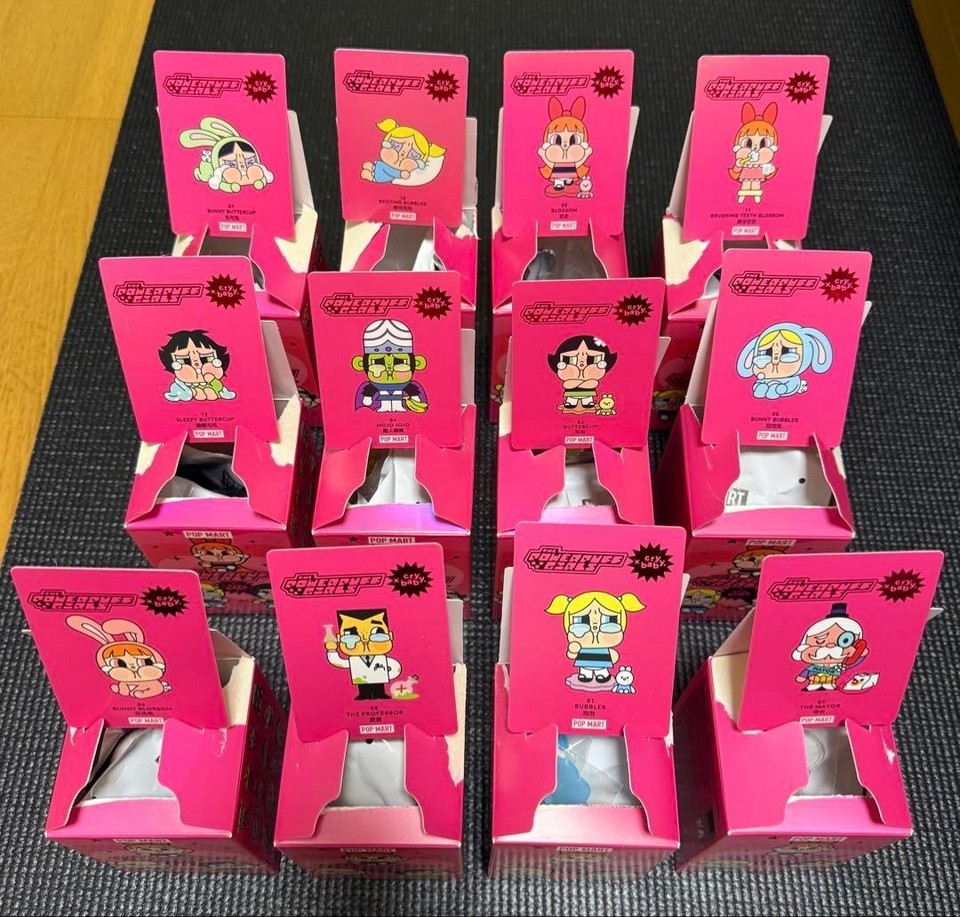 Crybaby x Powerpuff Girls POP MART Cry Puff 12 Figure Assortment Box ...