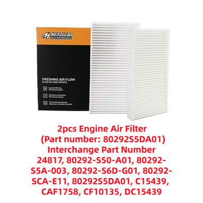CABIN AIR FILTER for Honda Civic 01-05 CR-V 02-06 Element 03-11 Acura RSX 02-06