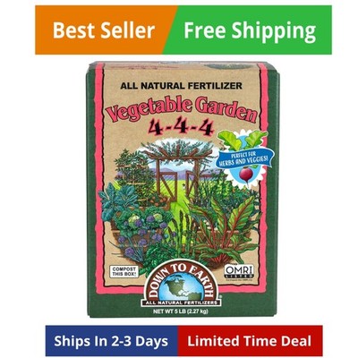 Organic Vegetable Garden - Plant Food for Vegetables, Herbs, Greens and Raise...