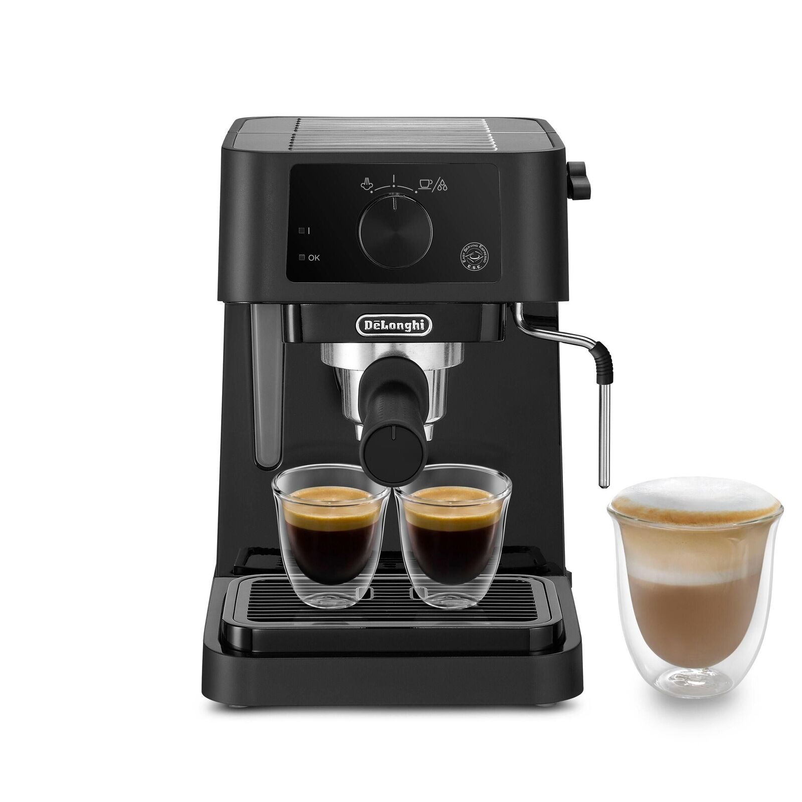 DeLonghi EC235.BK Stilosa - Macchina Caffè Espresso Manuale 1100W