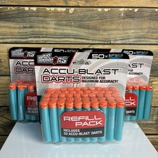 Air Warriors Accu Blast Darts Refill Pack 50 Darts Per Pack - 3 PACKS