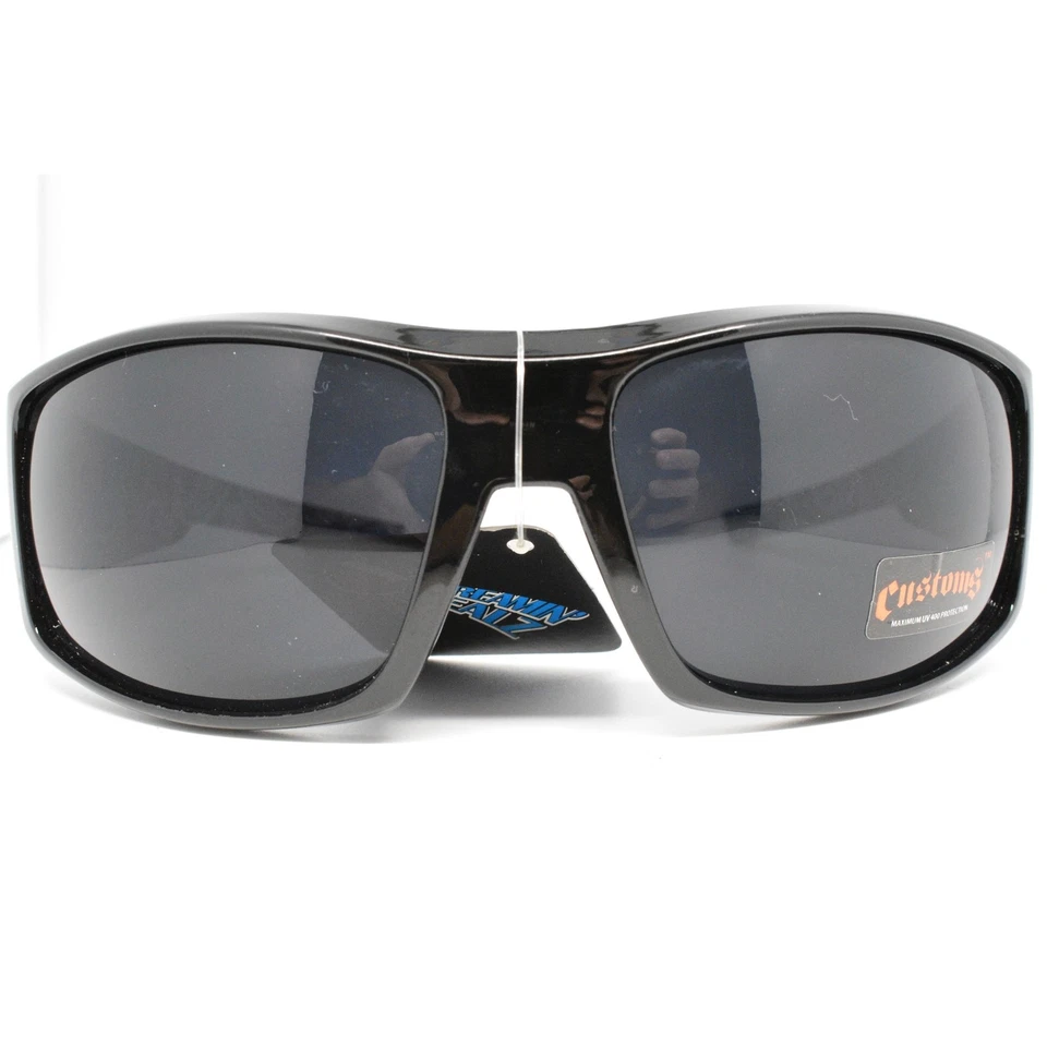 Pugs Customs Style 911 Black Wrap  Sunglasses - NEW CONDITION - Image 3 of 4