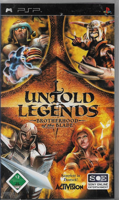 Untold Legends - Brotherhood of The Blade - Sony PSP - 2005 - Komplett