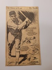 Minter Jackie Hayes White Sox 1935 Cartoon Sketch by Jack Sords