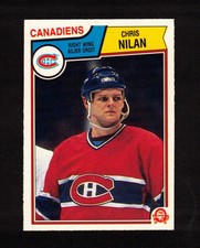 1983-84 CHRIS NILAN #194 ROOKIE NM-MT+ OPC * Canadiens Star ENFORCER Hockey Card