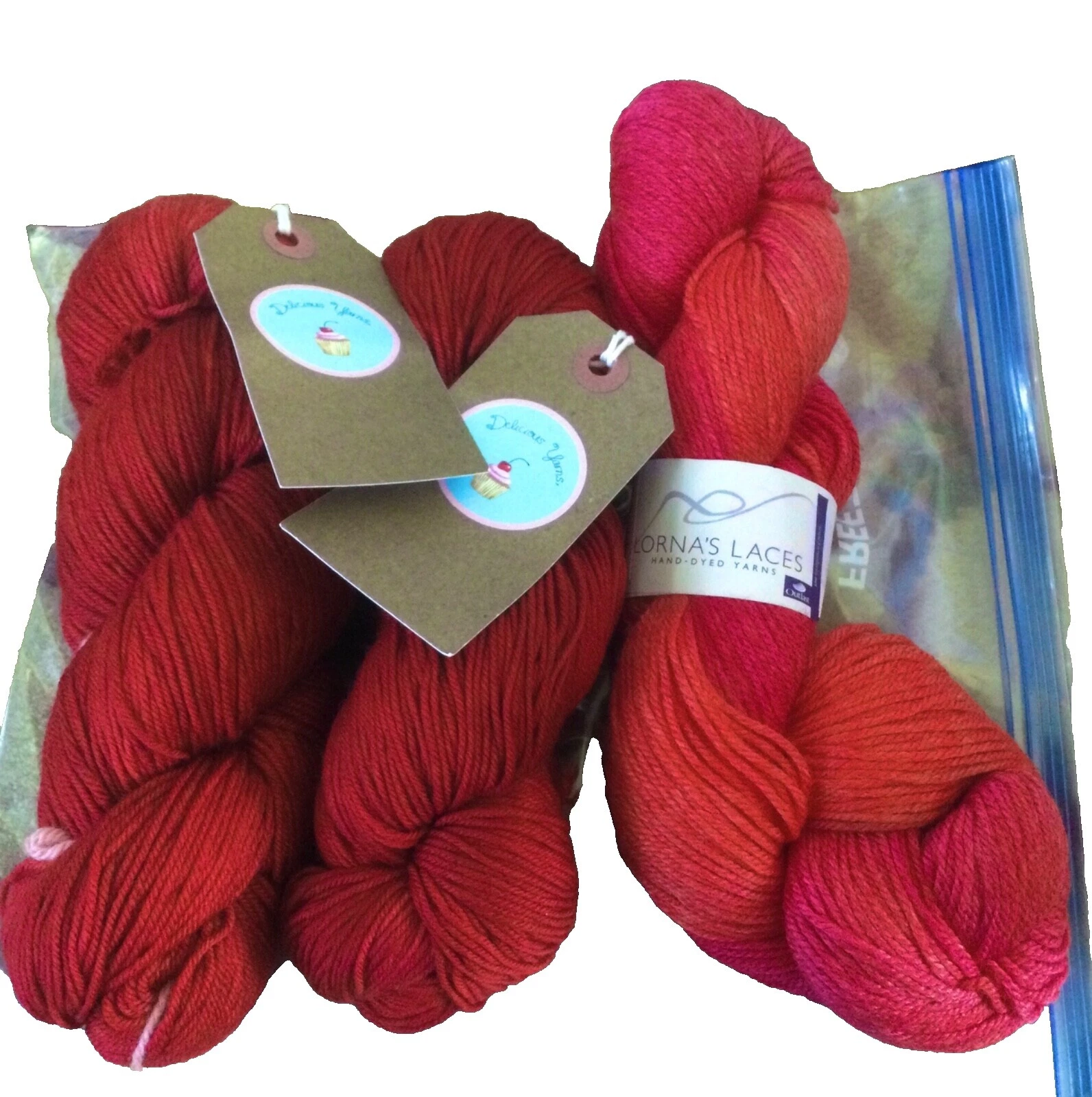 Mixed Lot Crocheting & Knitting Yarns