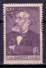 1938 FRANCE Timbre Y & T N° 378 Oblitéré