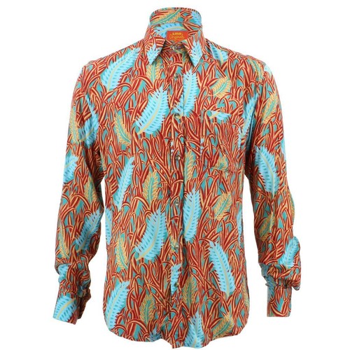 Mens Loud Shirt Retro Psychedelic Funky 