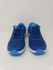 Under Armour Kids GS Surge 2 Sneaker, Graphite Blue/Electric Blue, Size 4 Youth