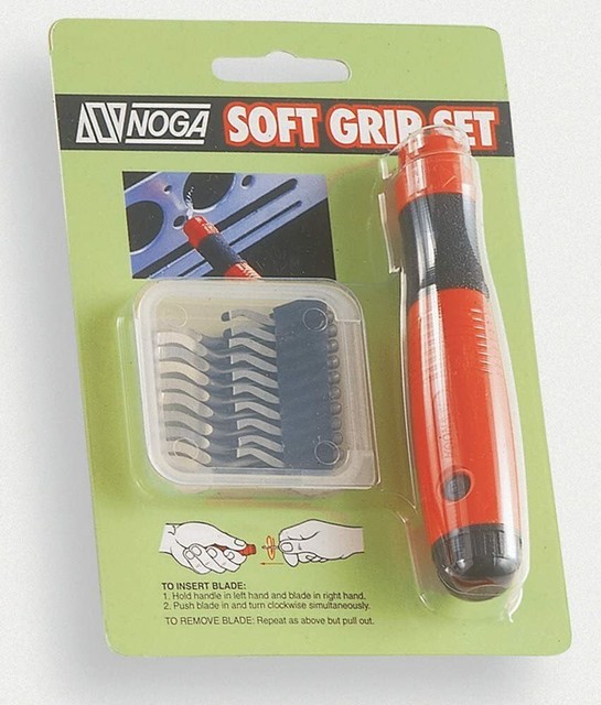 Noga SG2001 Soft Grip Deburring Tool Set eBay