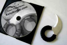 Karambit Talon Aluminum Knife DVD Kerambit Defense Kali Training Kalaj Kutter®