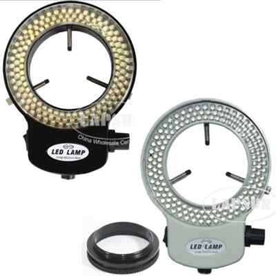 Adjustable LED Ring Light illuminator Lamp Industry Microscope Camera Magnifier
