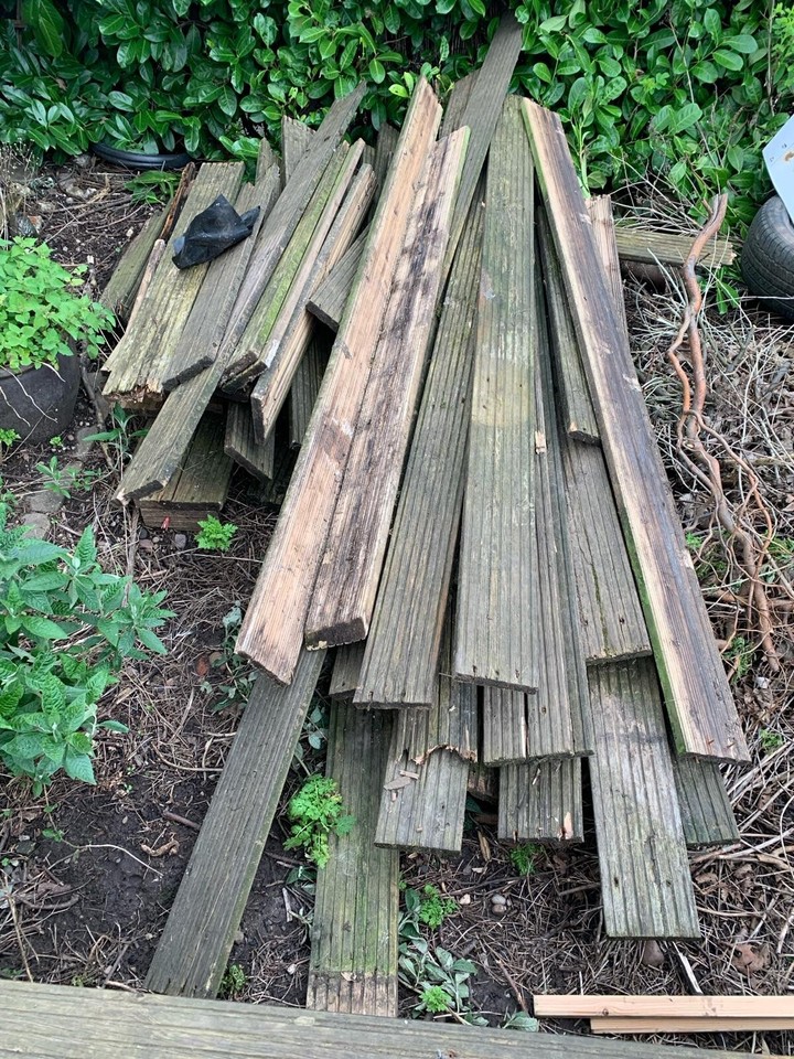 Used Wood Decking eBay