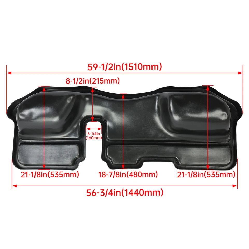 For 9401 Dodge Ram 1500 2500 Truck 2002-19 Gear box Underseat Storage Cargo Box Foto 2 de 4