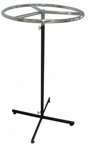 Fashion Garment Clothes Circular Rail Display Adjustable Height Rack In 3 Sizes - Picture 1 of 4