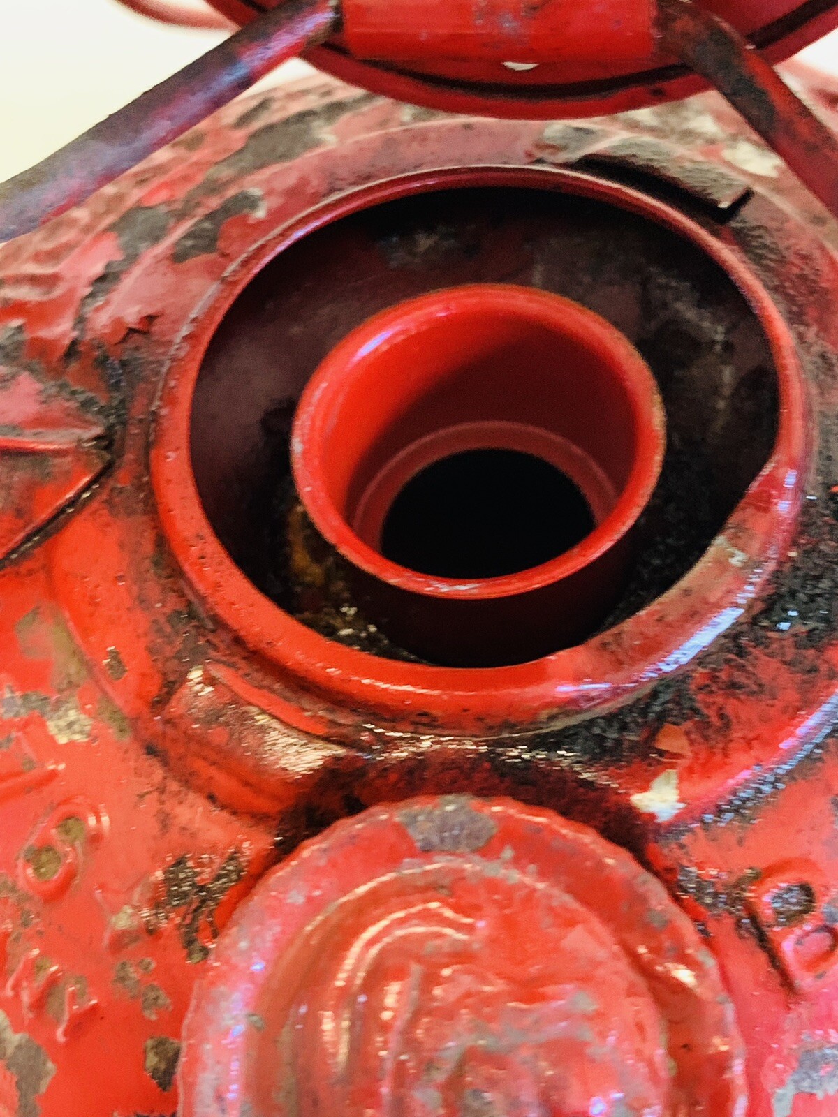 VTG FEUERHAND RED LANTERN RED GLOBE West Germany BABY SPECIAL No.276 NIER PATENT