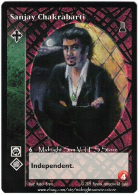 Sanjay Chakrabarti Ravnos The Unaligned Kickstarter V:TES VTES Vampire CCG