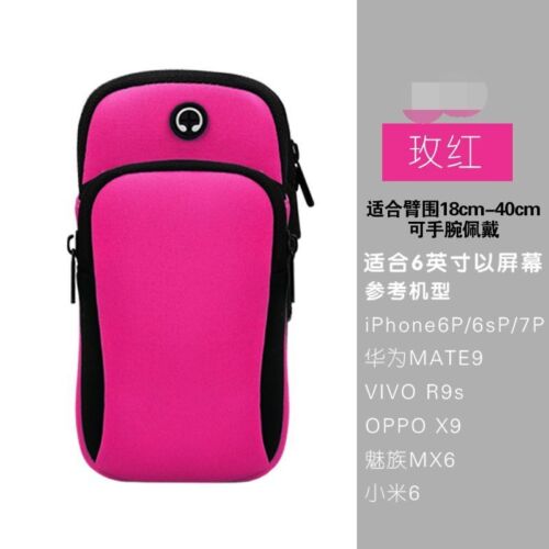 Armband Cell Phone Holder Running Jogging Gym Sports Arm Band Pouch Waterproof - Picture 24 of 31