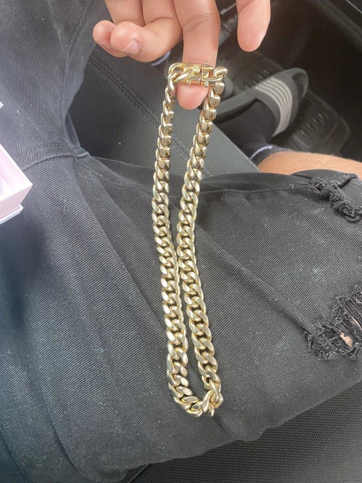 Cadena De Oro Gruesa 14 K - Image 3 of 4