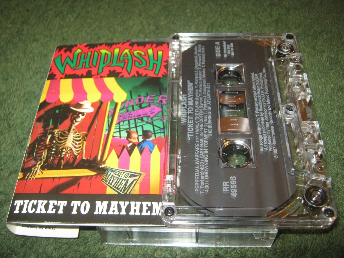 Whiplash - Ticket To Mayhem (cassette) | eBay