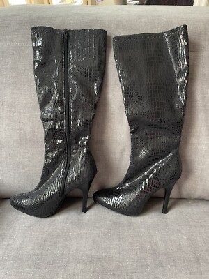 White House Black Market Women Knee High Boots Faux