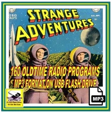 STRANGE ADVENTURE 160 Classic Oldtime Radio Shows MP3 OTR On USB Flash Drive