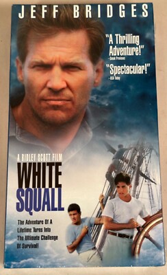 White Squall, VHS Movie, Jeff Bridges, Ridley Scott Film, New, Sealed