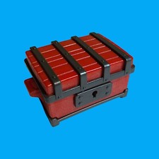 Playmobil - Abenteuer - Schatztruhe Schatzkiste Truhe - dunkelrot / dunkelgrau