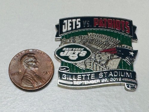 New England Patriots vs NY New York Jets Game Day Pin 22. September 2019 22.09.19 - Bild 2 von 2