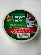Duck Indoor/Outdoor Carpet Tape, 1.41-Inch x 36 Feet