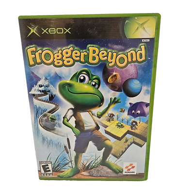 Frogger Beyond (Microsoft Xbox 2002) Game w/ Manual Not Tested