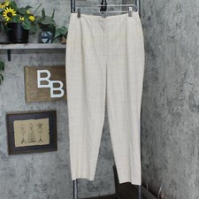 Nine West Womens Plaid Pleated Dress Pants with Pockets 16611b4956cc8c Brown M