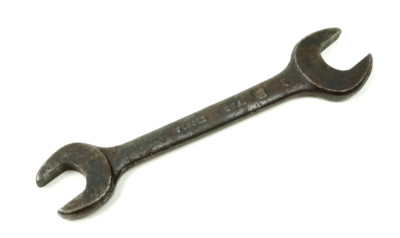 Vlchek 1/2'' X 9/16'' Open End Wrench Forged In USA V-Shield Marking