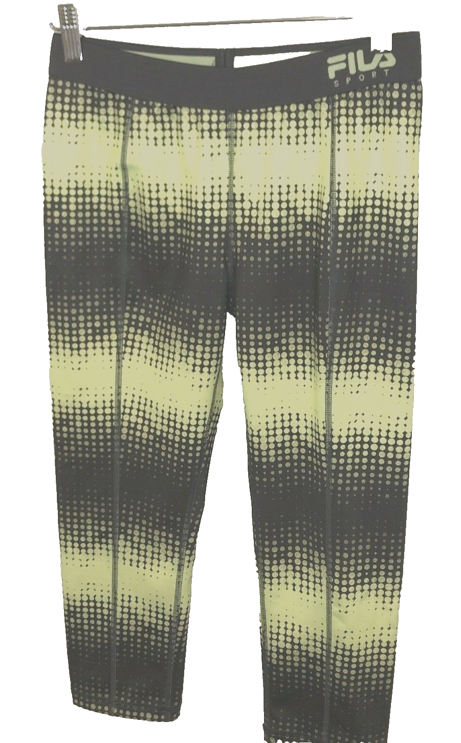 Leggings donna Fila Performance Sport Running piccoli Capri cropped giallo grigio