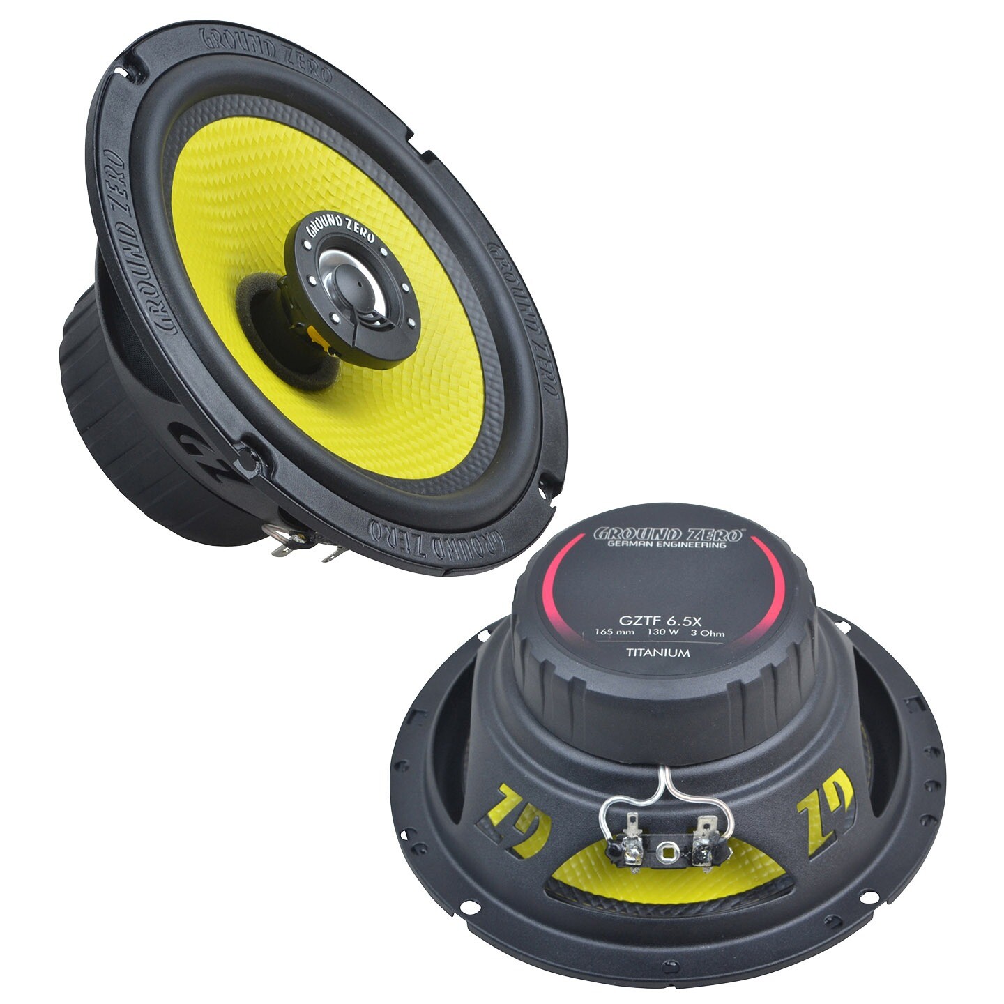 CASSE ALTOPARLANTI Ground Zero 2 vie 16 cm GZTF 6.5X 165mm predisposizione 16cm