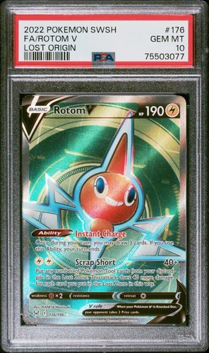 Rotom V graded PSA 10 for sale on eBay