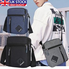 Men's Messenger Bag Waterproof Cross Body Shoulder Handbag Utility Travel Work