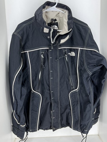 black north face ski jacket