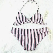 Tori Praver Bikini Separates White Blue Pink Bella Your Choice Swimsuit