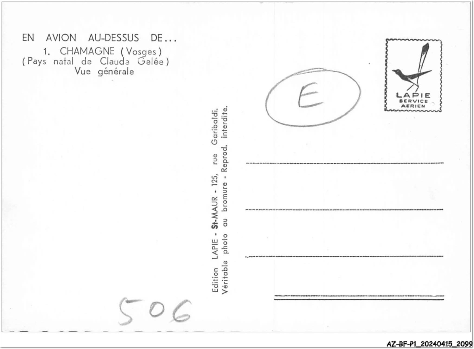 AZBFP1105088 Chamagne Ansicht Allgemeine Land Natal Von Claude