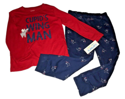 VALENTINES 5T NEW CARTER S CHILD OF MINE 2PC PANTS SET  CUPID S WING MAN  