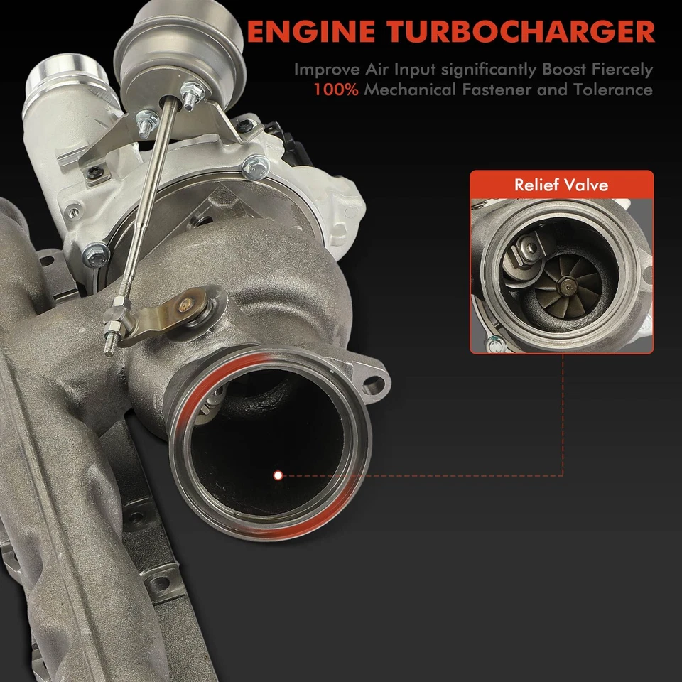 Nuevo turbocompresor para BMW 135i 135is 328i 328i xDrive 328xi M3 335i 335xi Foto 4 de 4