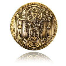 Buckle for Men's Belt "THOR'S HAMMER", Handmade Brass Buckle