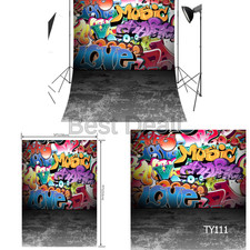 Kate 7ft W X5ft H 90th Photography Backdrop Microfiber Hip Hop