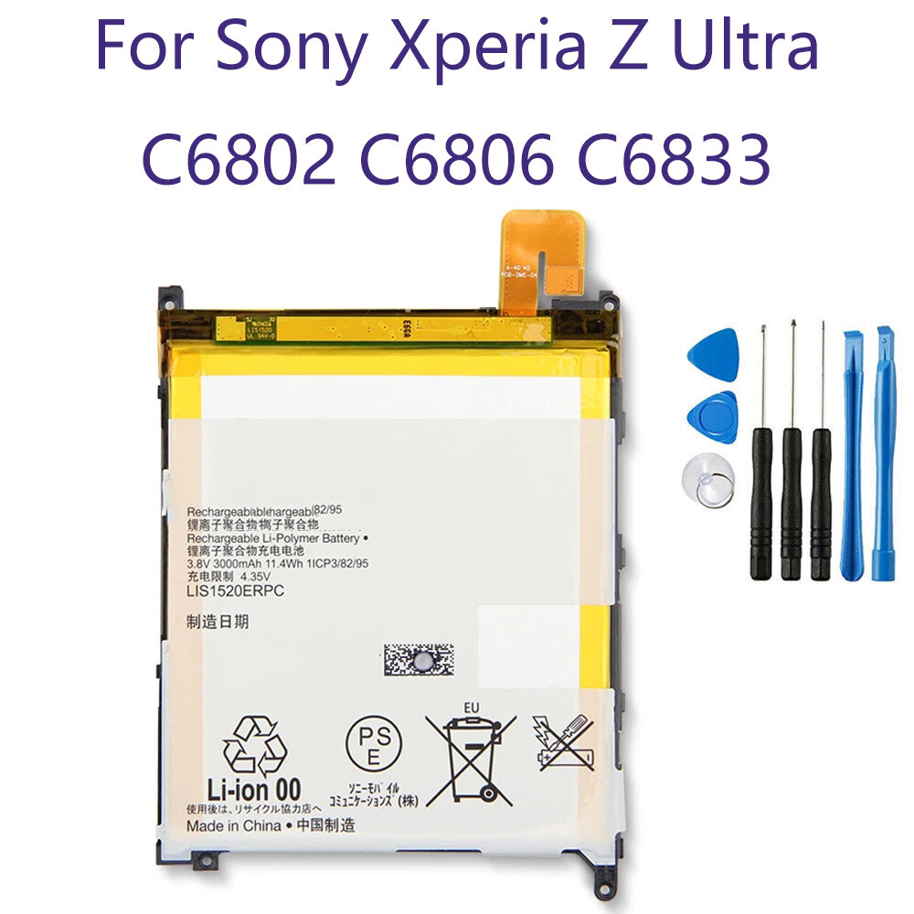 Sony LIS1520ERPC Battery Replacement for Sony Xperia Z Ultra C6802