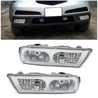 Kojem Fog Lights Assembly Compatible with 2007-2009 Honda Acura MDX Replaceme...