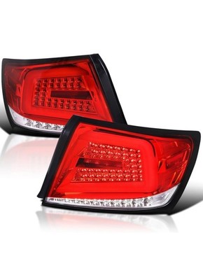 Spec-D Tuning LED Bar Tail Lights 2008 2011 Subaru Impreza WRX | Open Box
